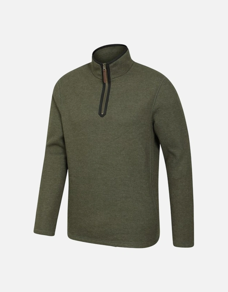 Mens Beta Contrast Zip Top