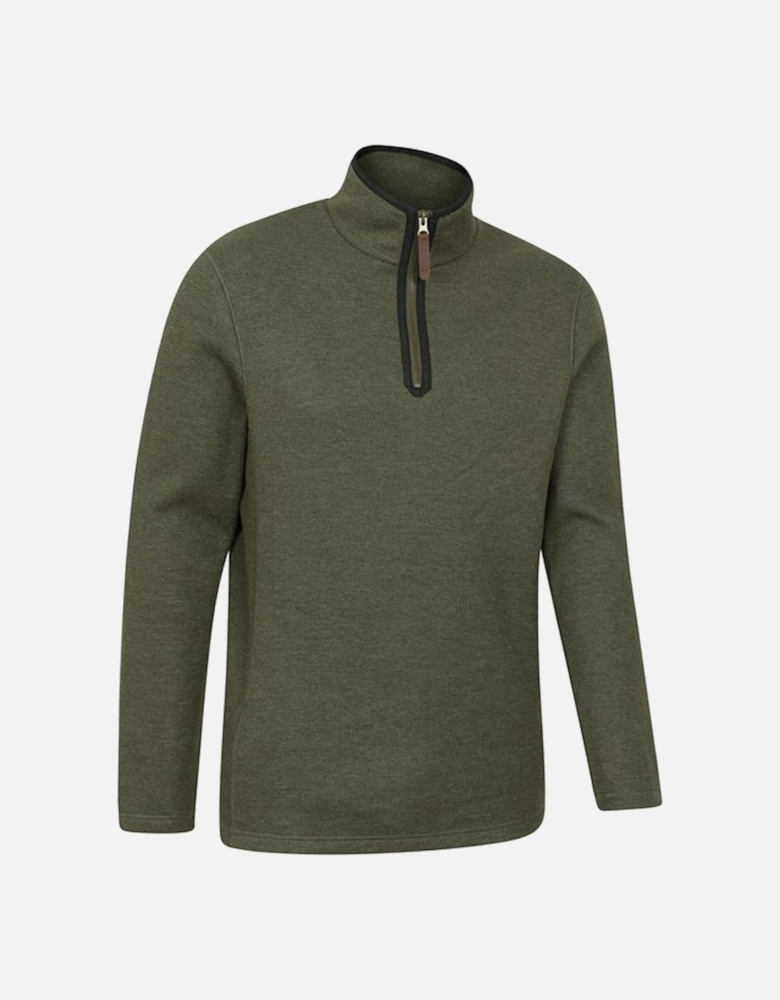 Mens Beta Contrast Zip Top