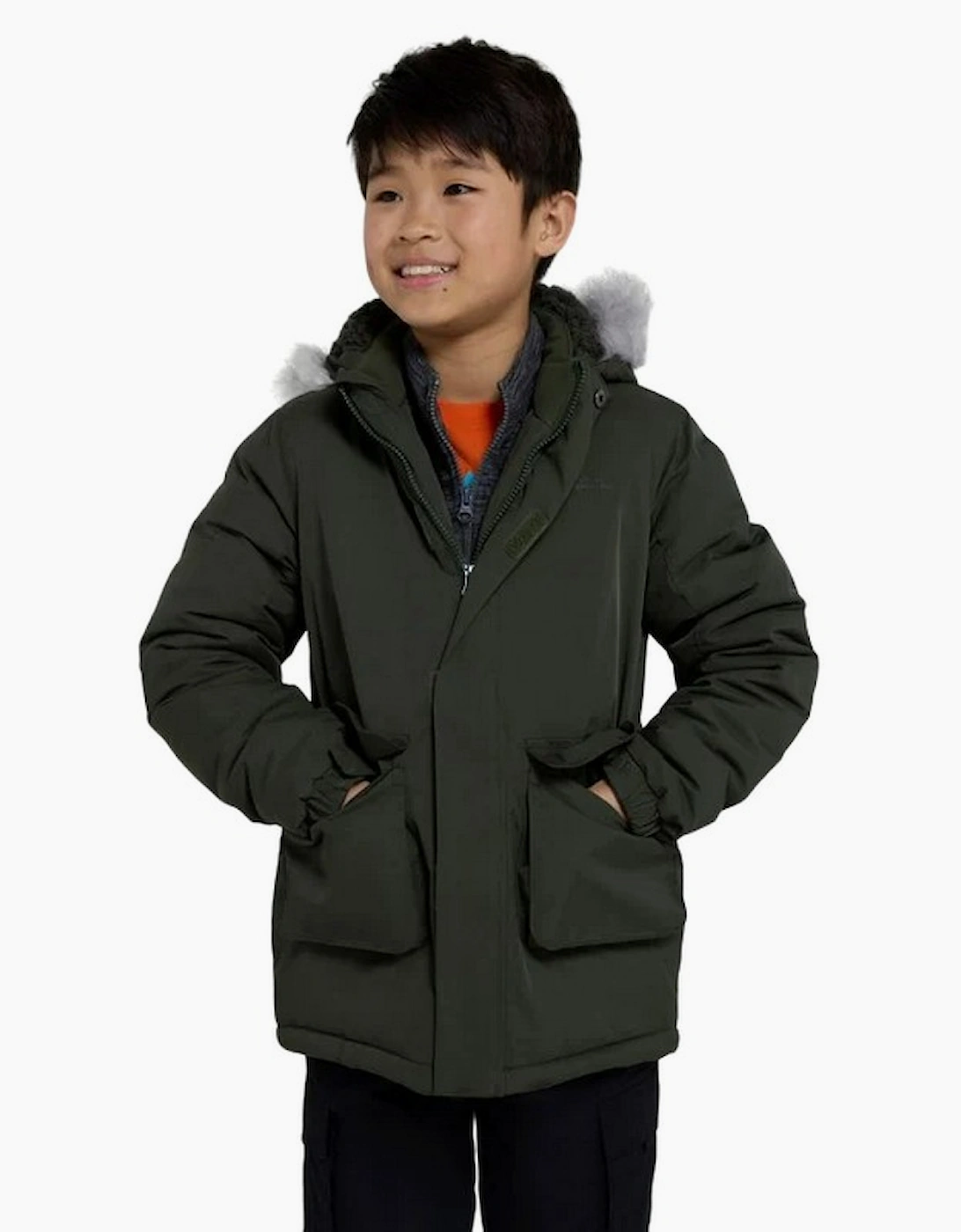 Mountain Warehouse Mountain Warehouse Childrens/Kids Ranger Logo Water Resistant Jacket - Green