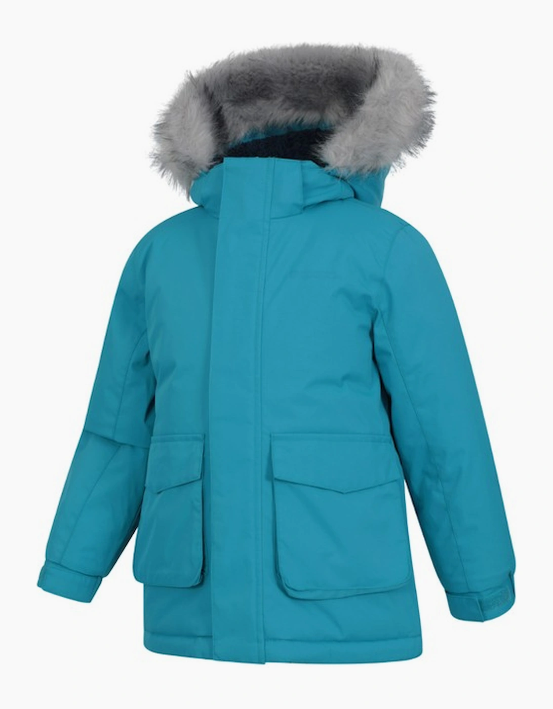 Mountain Warehouse - Ranger Logo Jacket - Kids - Water Resistant - Blue - 5-6 Years - Image 2