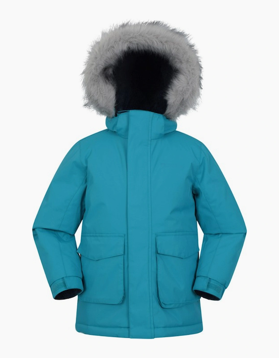 Mountain Warehouse Unisex Blue Childrens/ Ranger Logo Water Resistant Jacket - Size 5 Years/6 Years Kids