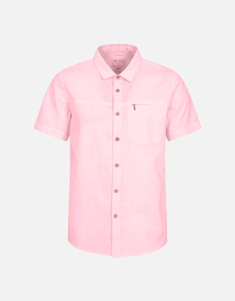 Mens Coconut Slub Short-Sleeved Shirt