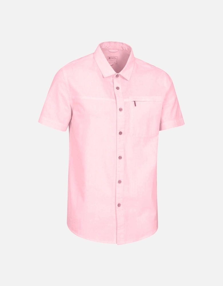 Mens Coconut Slub Short-Sleeved Shirt