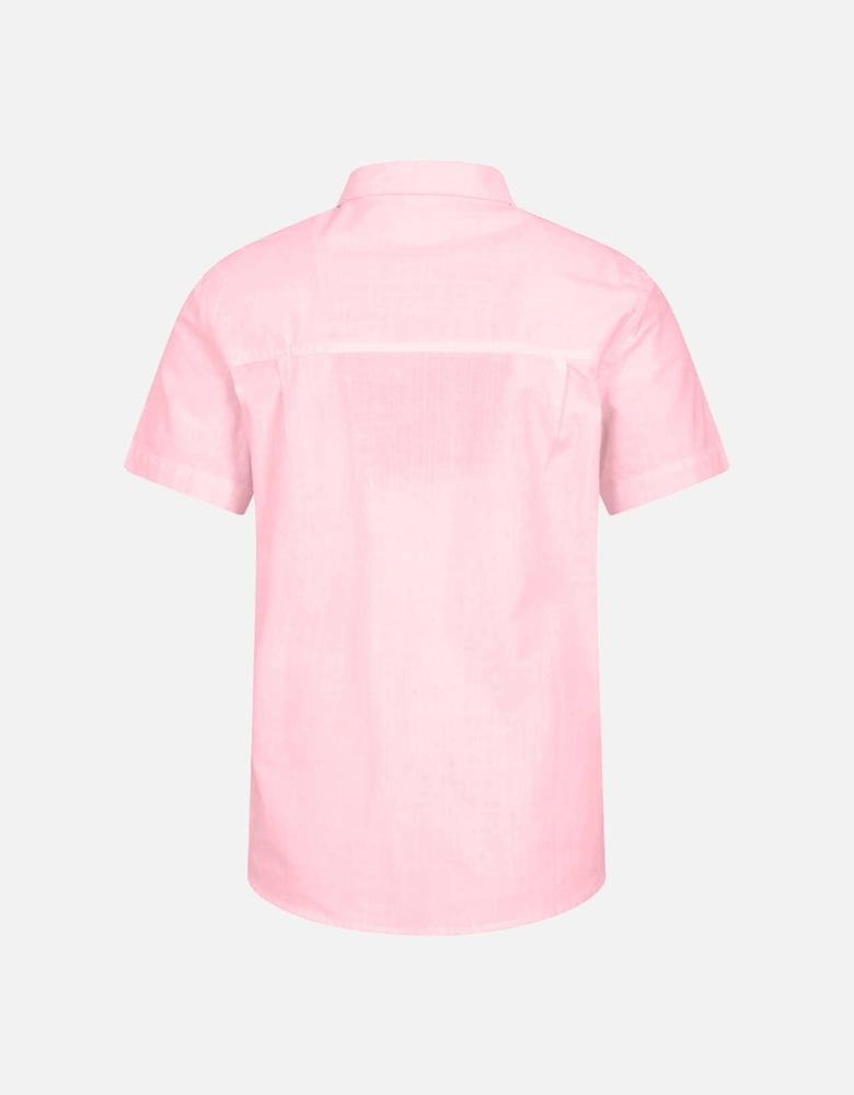 Mens Coconut Slub Short-Sleeved Shirt