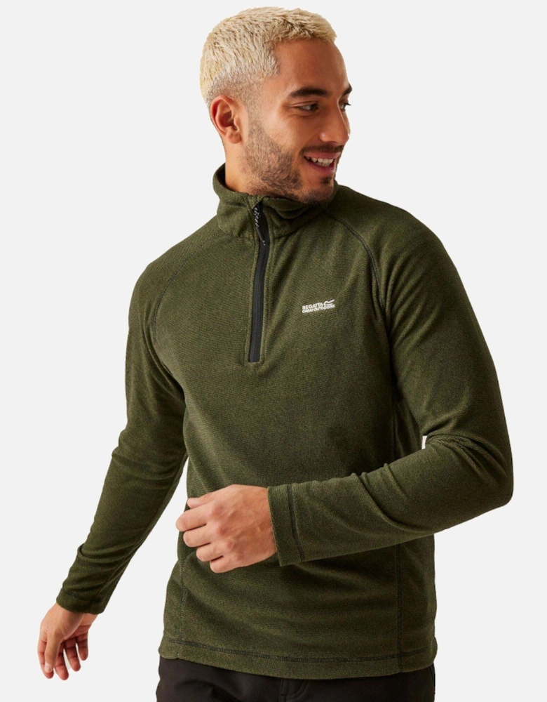 Mens Montes Lightweight Half Zip Summer Fleece Top