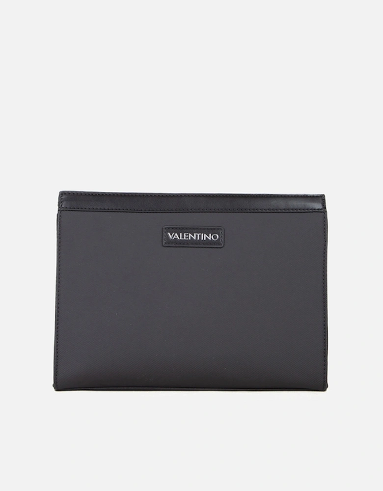 Stellar Soft Faux Leather Wash Bag - Black