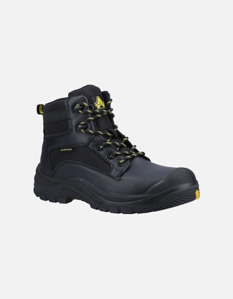 501R S1P Leather Black Safety Boots