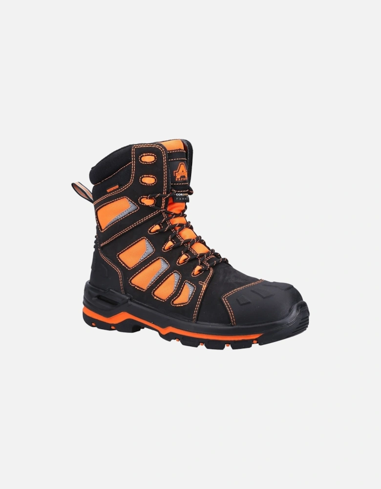 Beacon Leather Orange Safety Boots