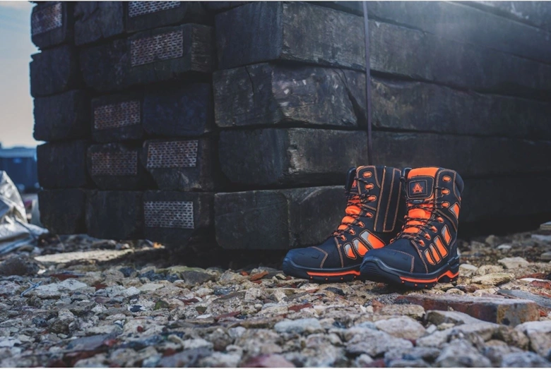 Beacon Leather Orange Safety Boots