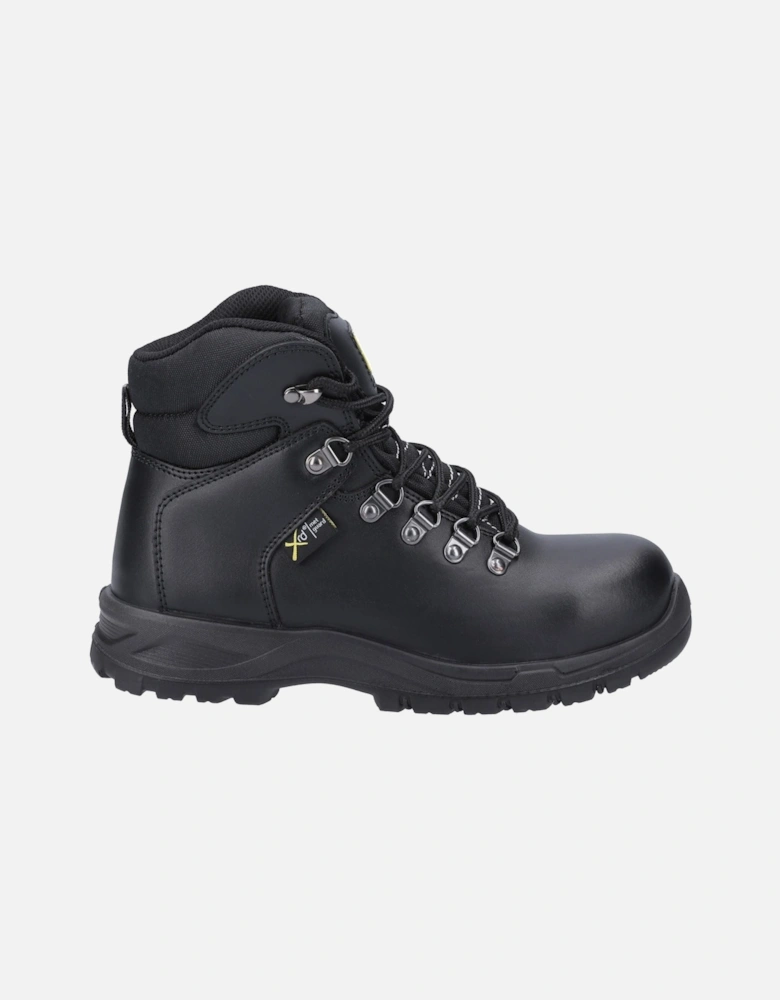 AS606 Leather Women's Black Safety Boots