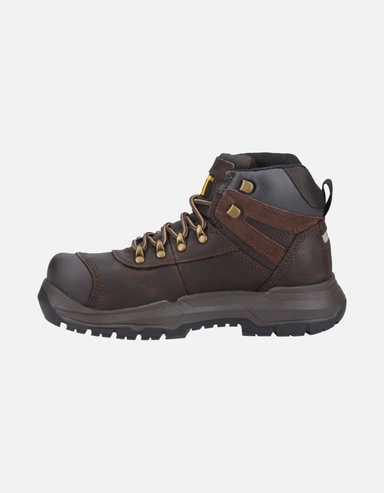 Caterpillar Pneumatic 2.0 Leather Brown Safety Boots