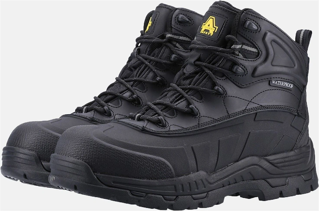 model FS430 Orca Hybrid Waterproof Non-Metal Safety Boot Unisex in Black