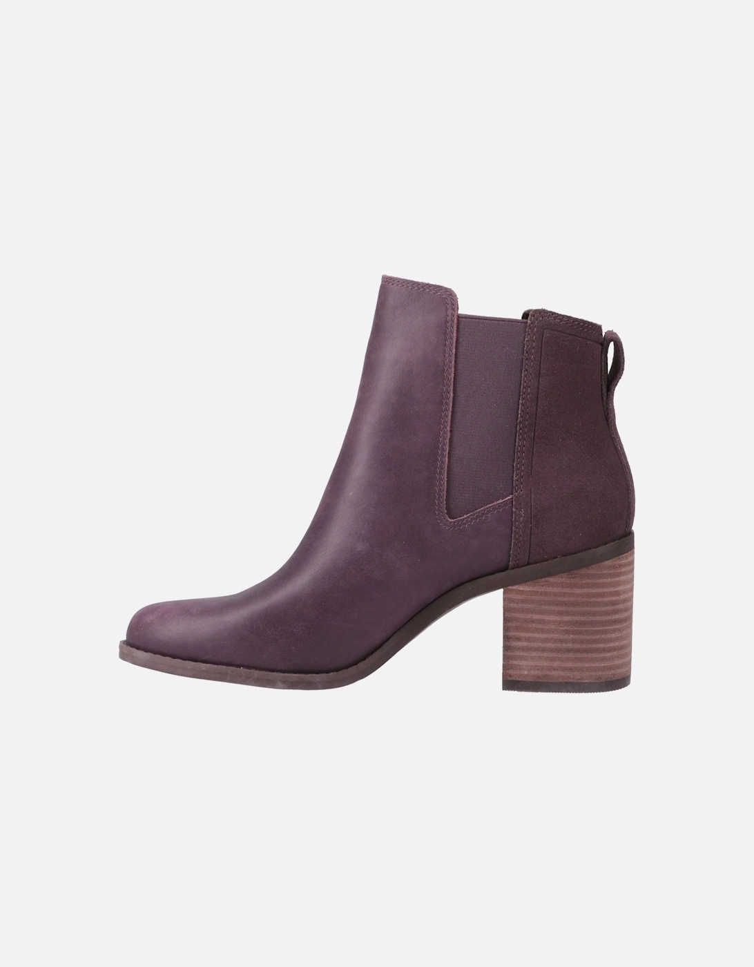 Evelyn Leather Women's Plum Boots