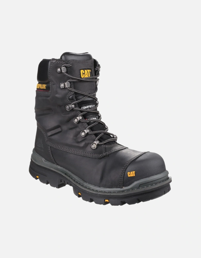 model Premier Waterproof Safety Boot Male in Black