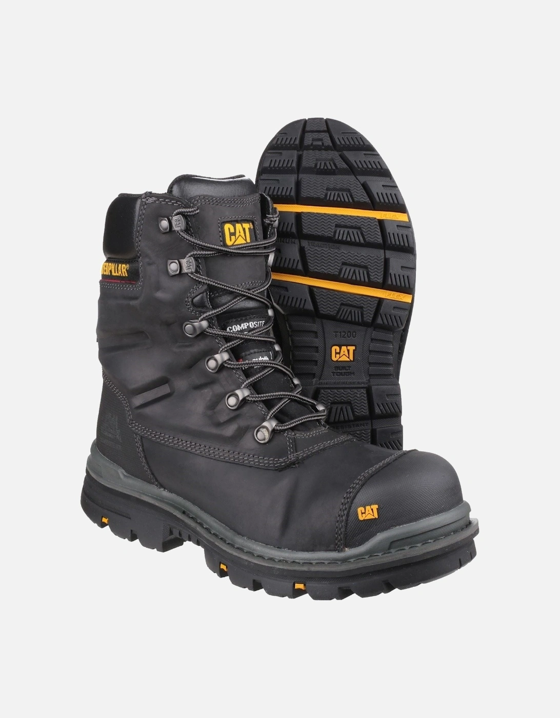 model Premier Waterproof Safety Boot Male in Black