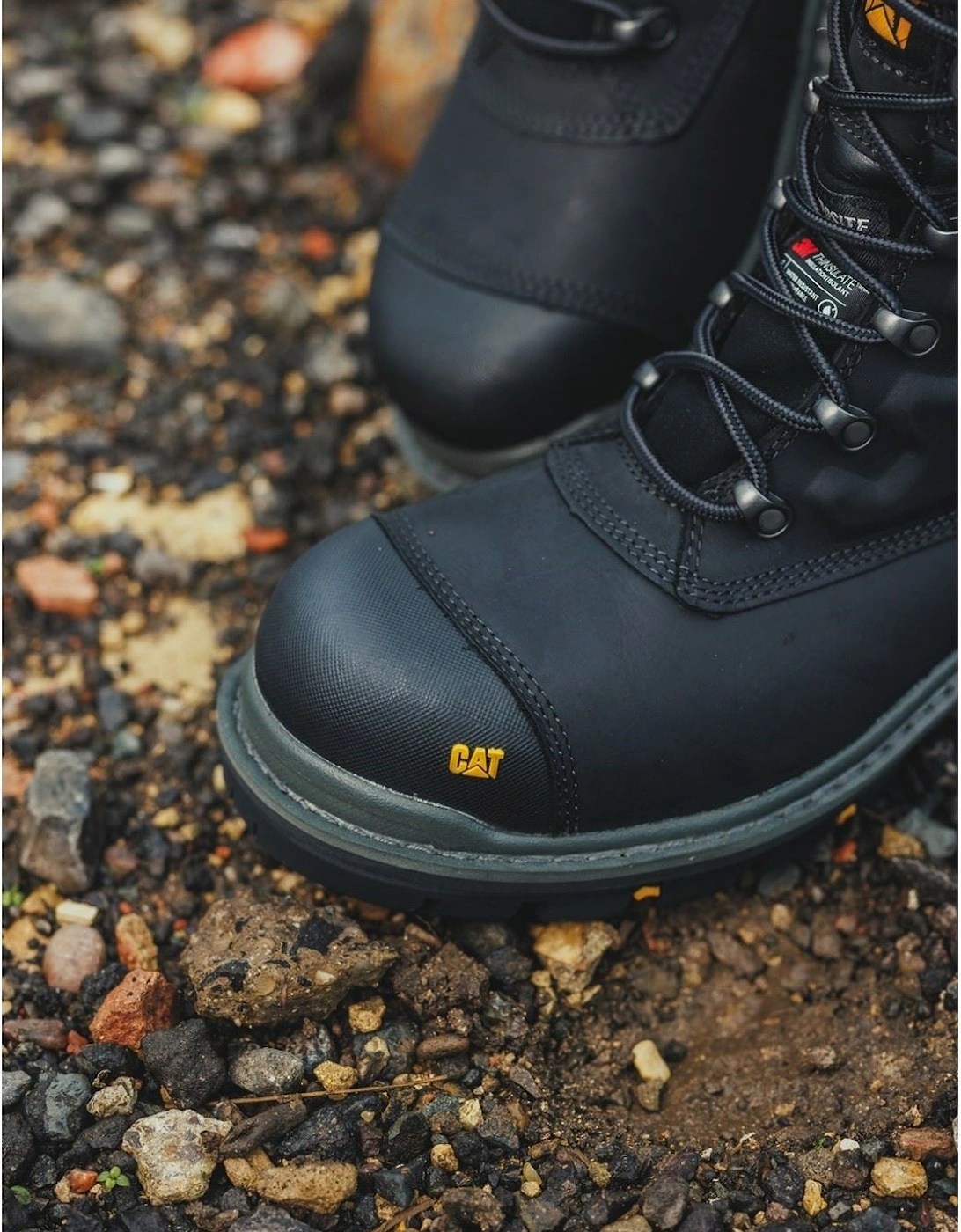 Caterpillar Premier Leather Black Safety Boots