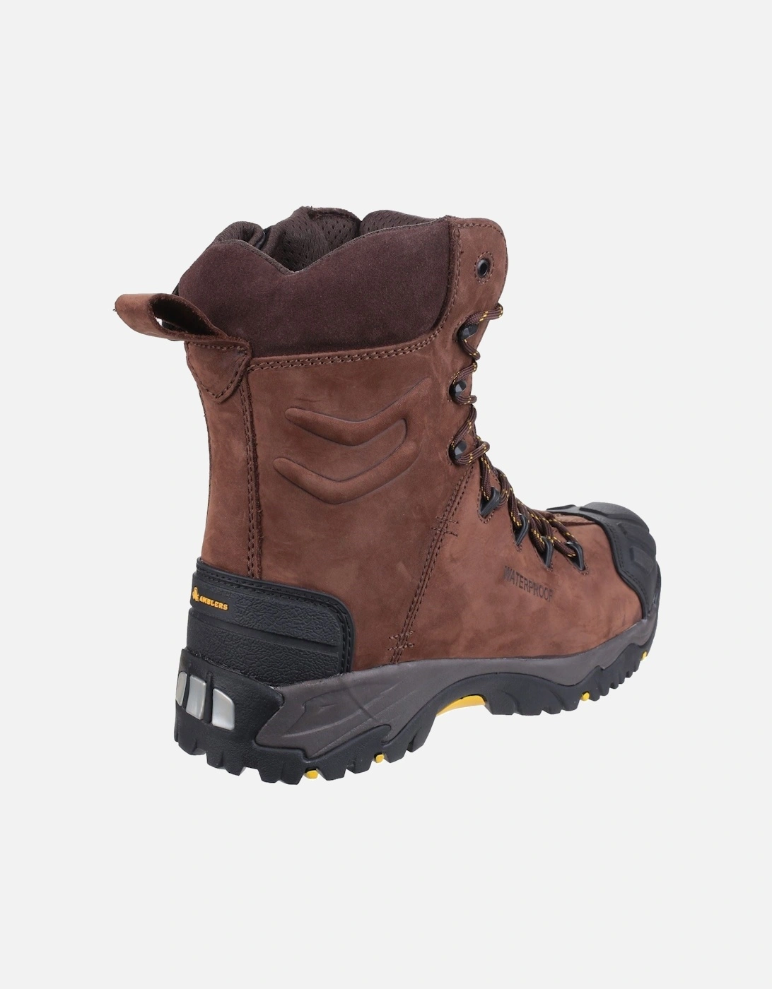 model AS995 Pillar Hi-leg Safety Boot Male in Brown