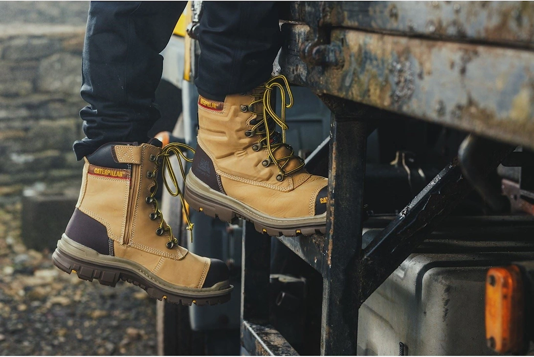 Caterpillar Premier Nubuck Honey Safety Boots