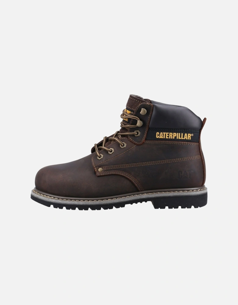 Caterpillar Powerplant S3 Nubuck Brown Safety Boots