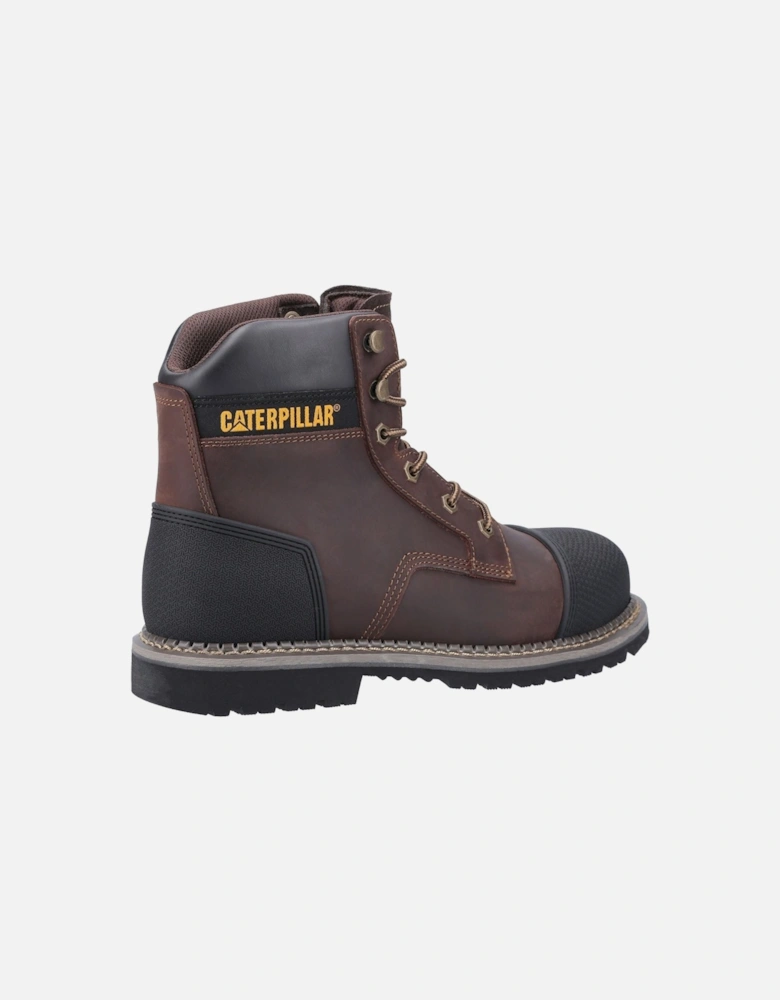 Caterpillar Powerplant S3 Leather Brown Safety Boots