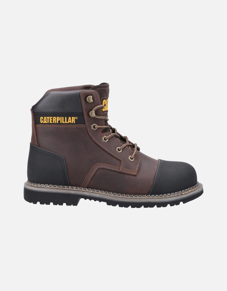 Caterpillar Powerplant S3 Leather Brown Safety Boots