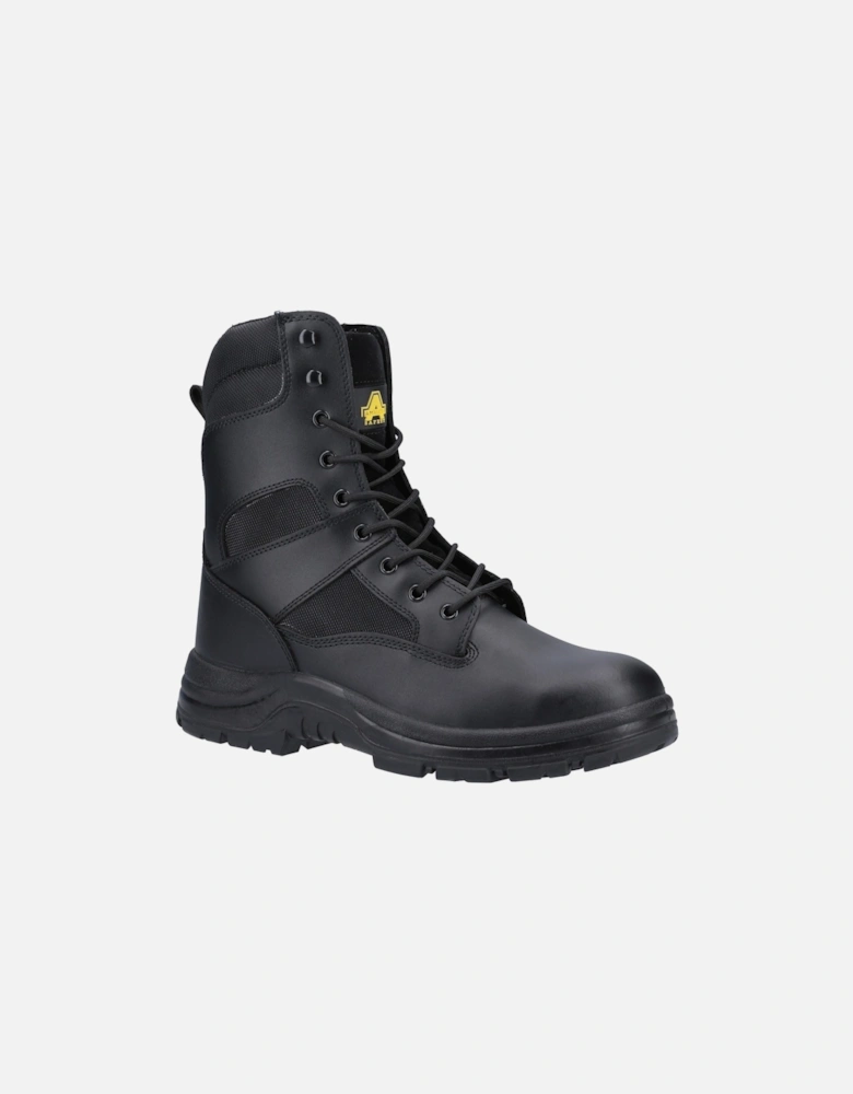 model FS008 Hi leg Safety Boot Unisex in Black