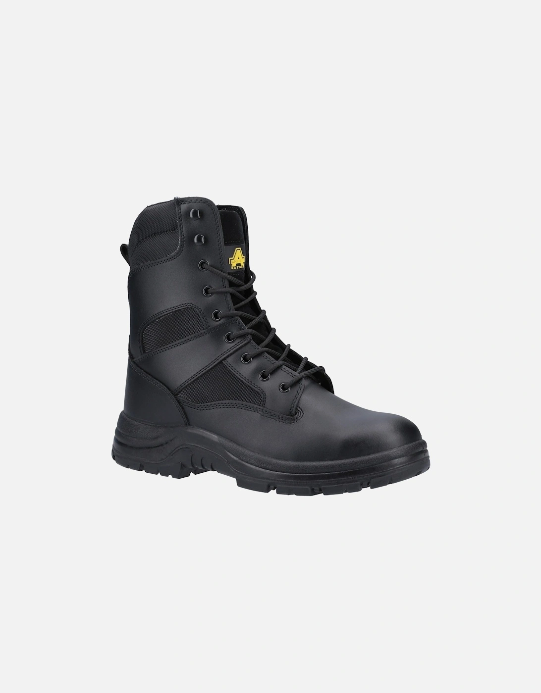 model FS008 Hi leg Safety Boot Unisex in Black, 10 of 9