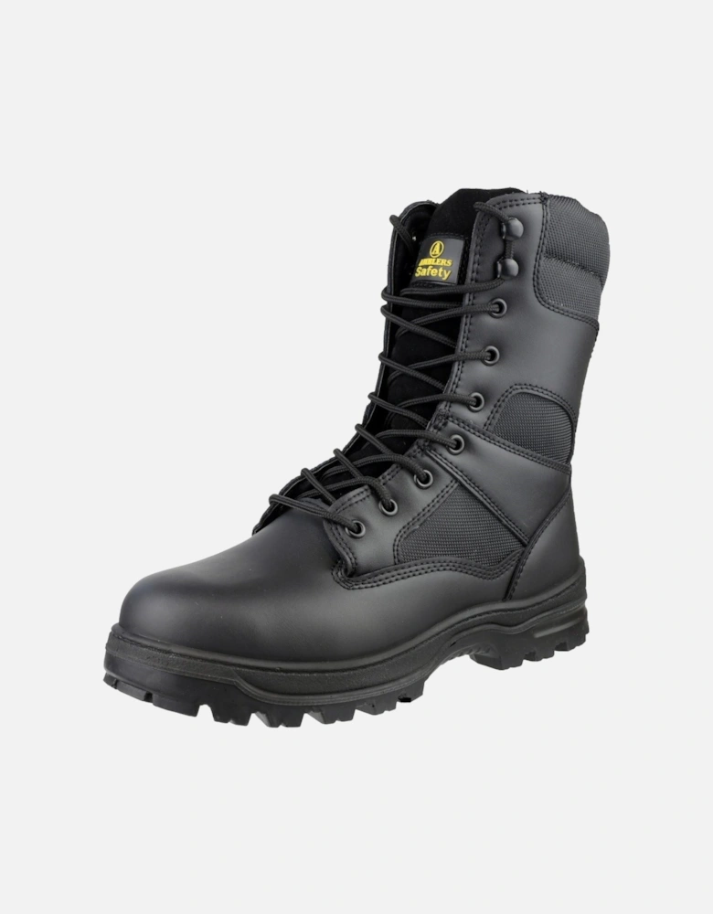 model FS008 Hi leg Safety Boot Unisex in Black