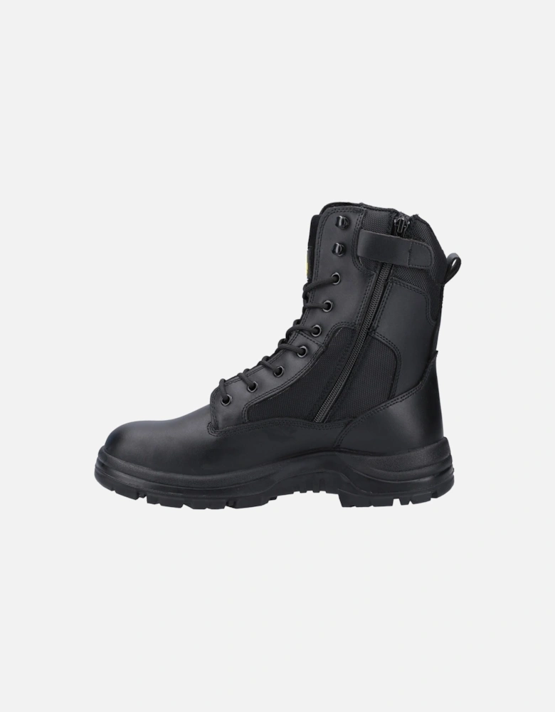 model FS008 Hi leg Safety Boot Unisex in Black