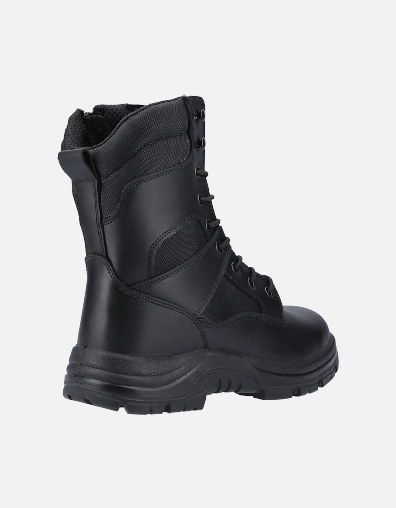 model FS008 Hi leg Safety Boot Unisex in Black