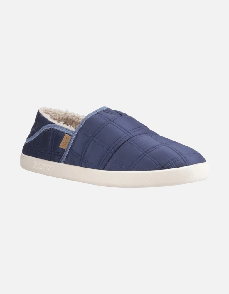 Camden Polyester Men's Navy Slippers