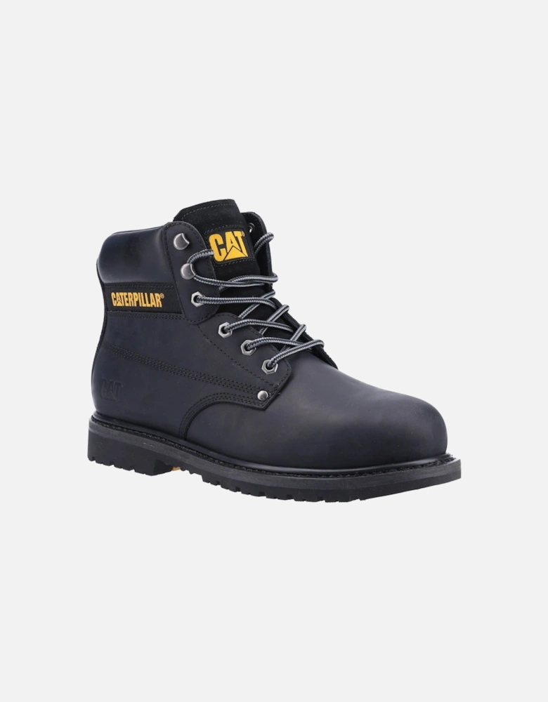 Caterpillar Powerplant S3 Nubuck Black Safety Boots