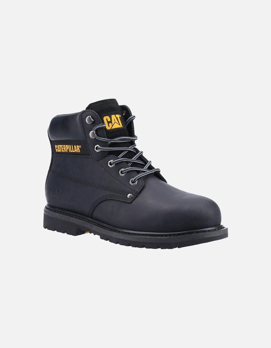 Caterpillar Powerplant S3 Nubuck Black Safety Boots, 10 of 9