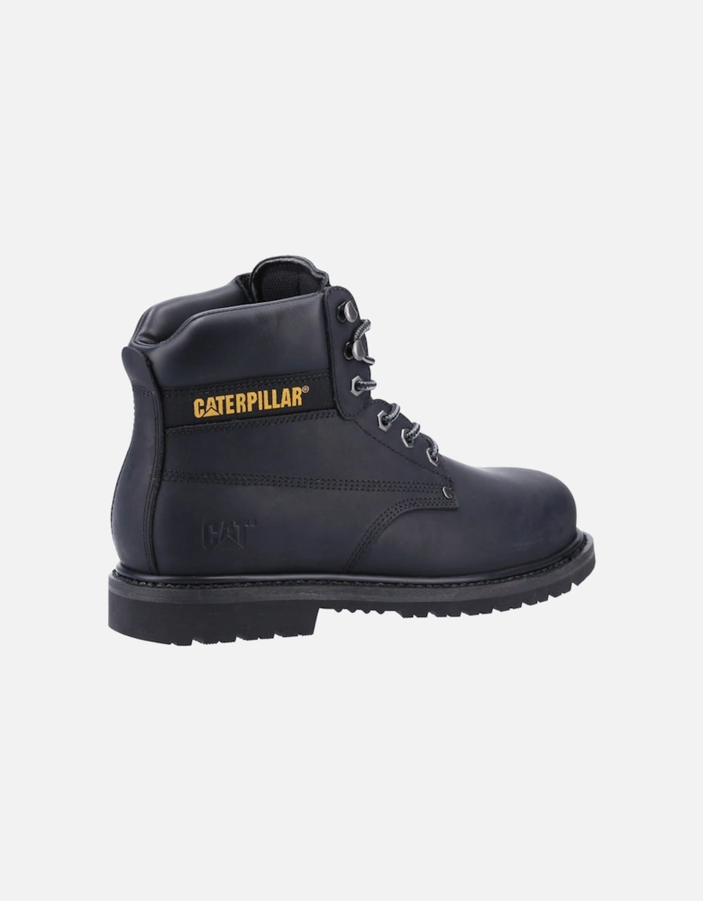 Caterpillar Powerplant S3 Nubuck Black Safety Boots