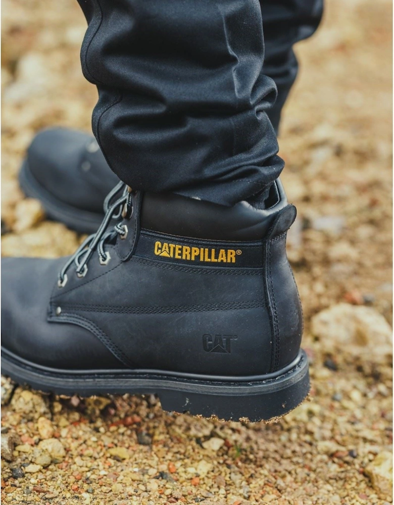 Caterpillar Powerplant S3 Nubuck Black Safety Boots