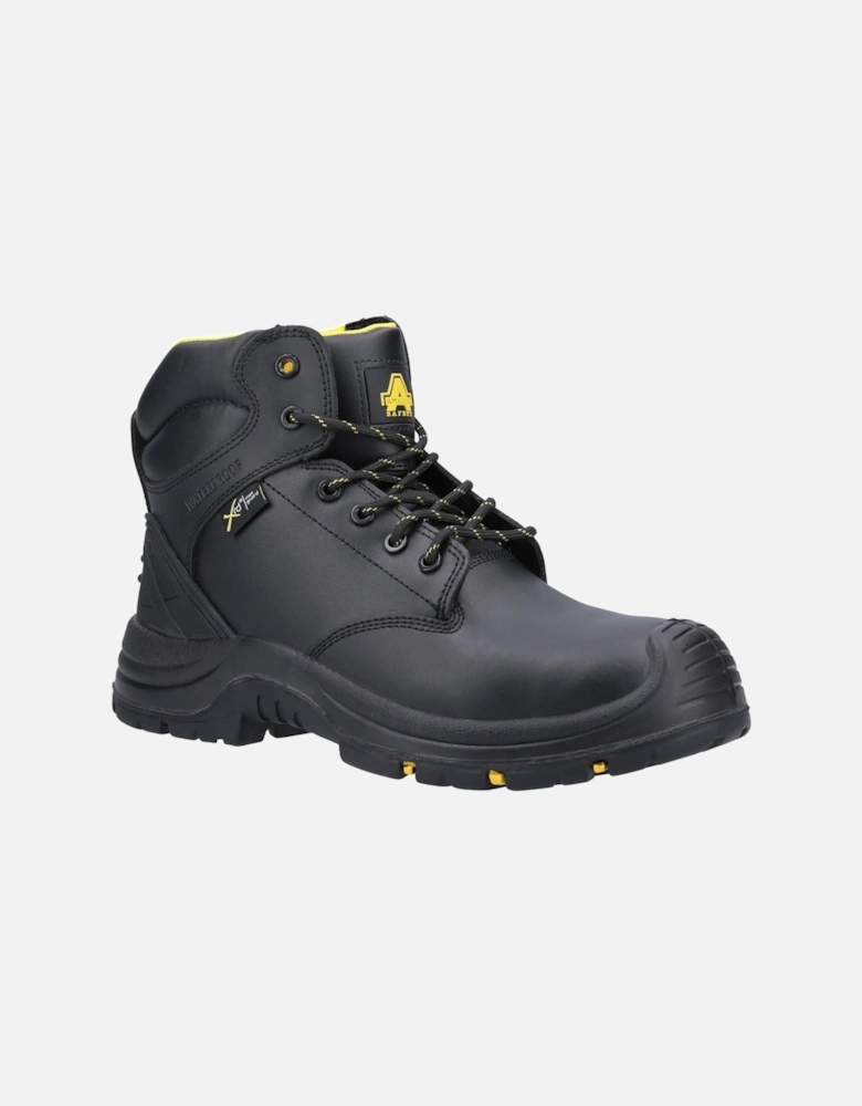 AS303C Wrekin Leather Black Safety Boots