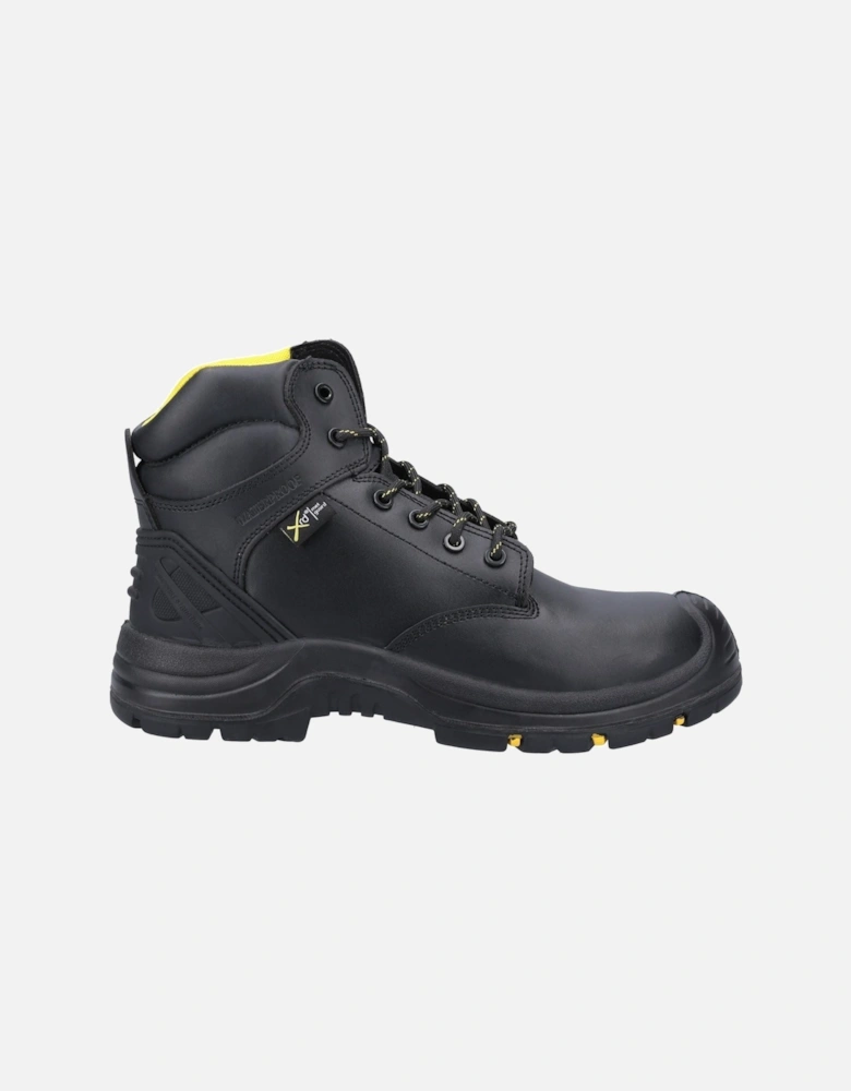 AS303C Wrekin Leather Black Safety Boots