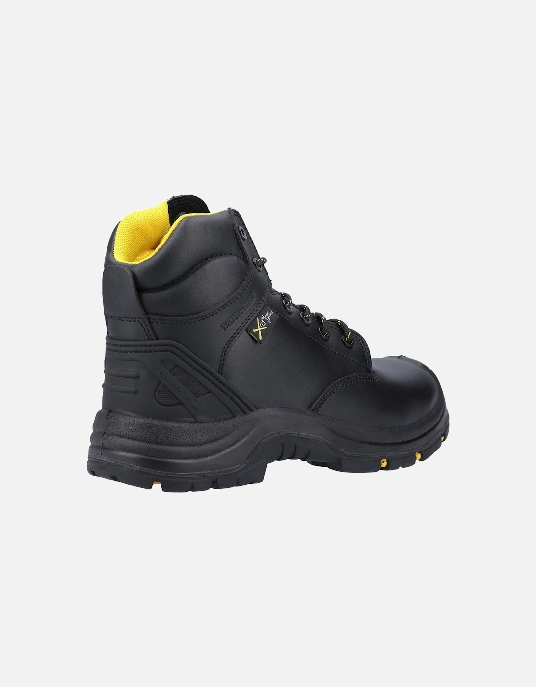 AS303C Wrekin Leather Black Safety Boots