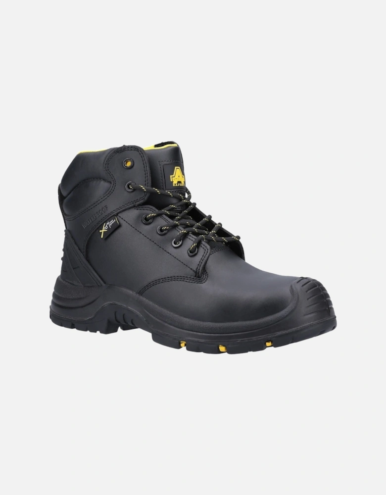 AS303C Wrekin Leather Black Safety Boots