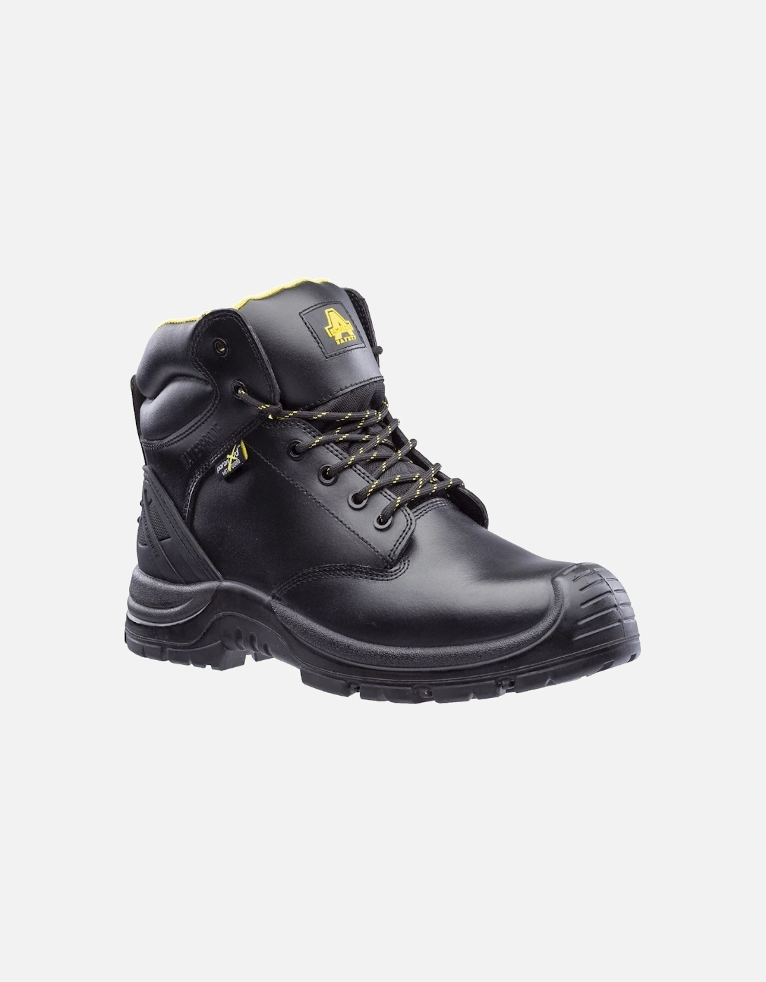 AS303C Wrekin Leather Black Safety Boots