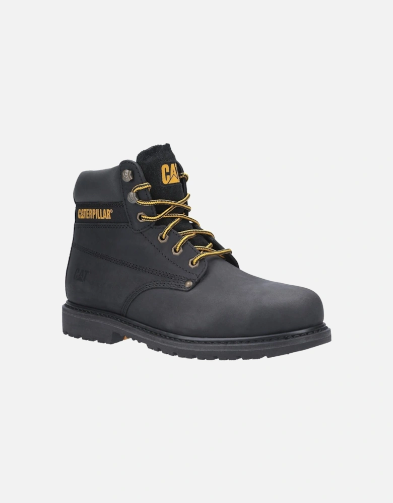 model Powerplant GYW Safety Boot Male in Black