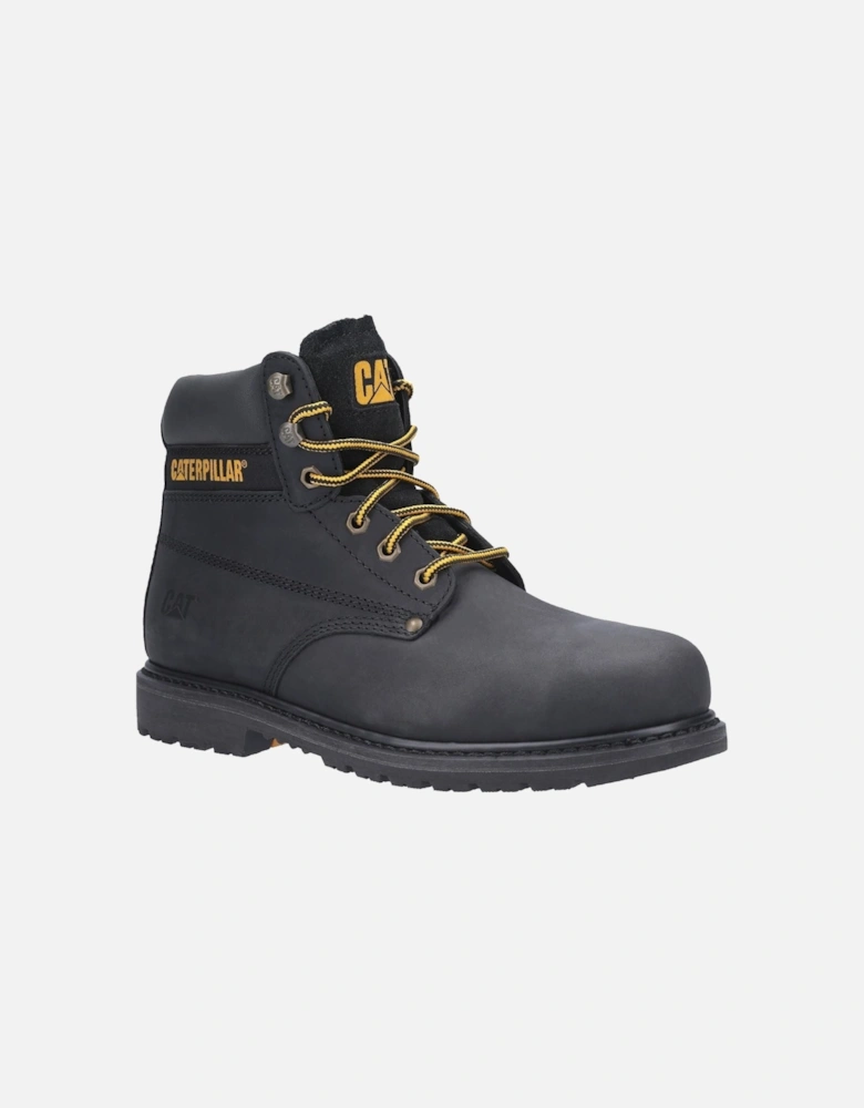 model Powerplant GYW Safety Boot Male in Black