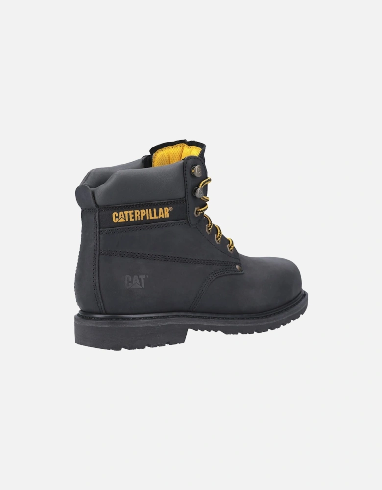 model Powerplant GYW Safety Boot Male in Black