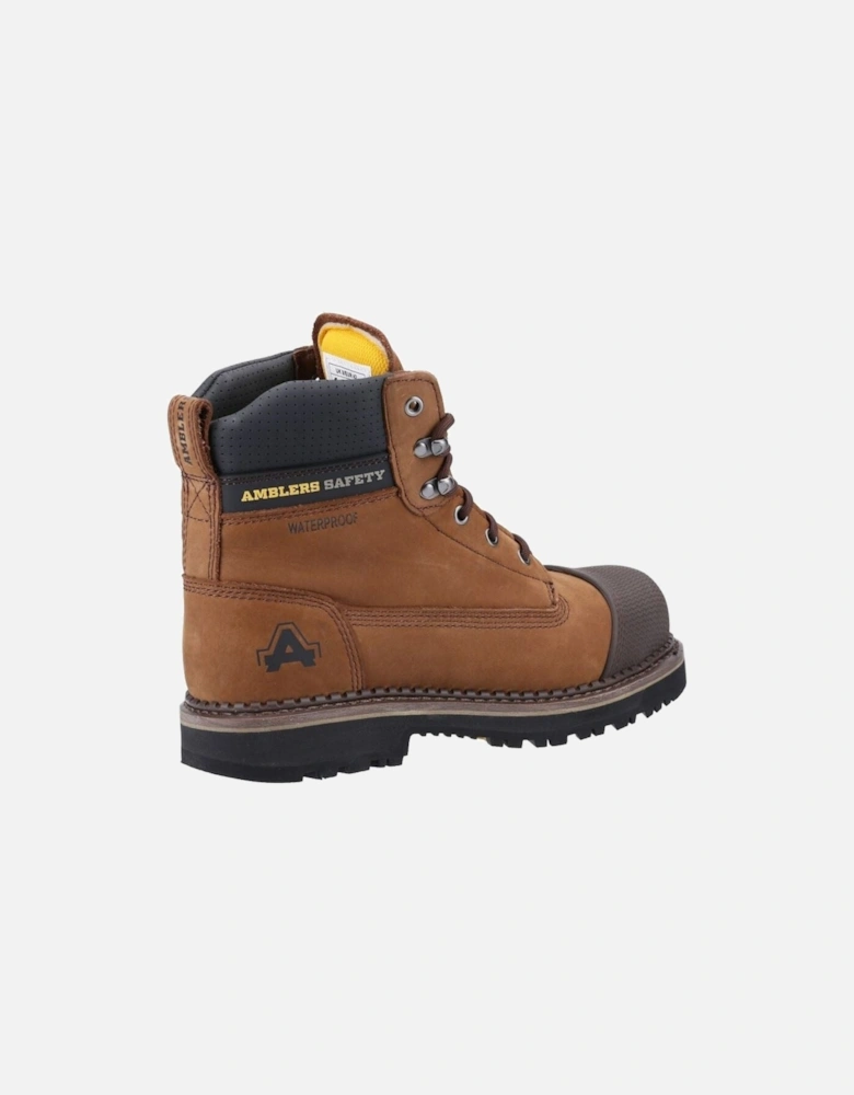 model AS233 Scuff Safety Boot Male in Brown