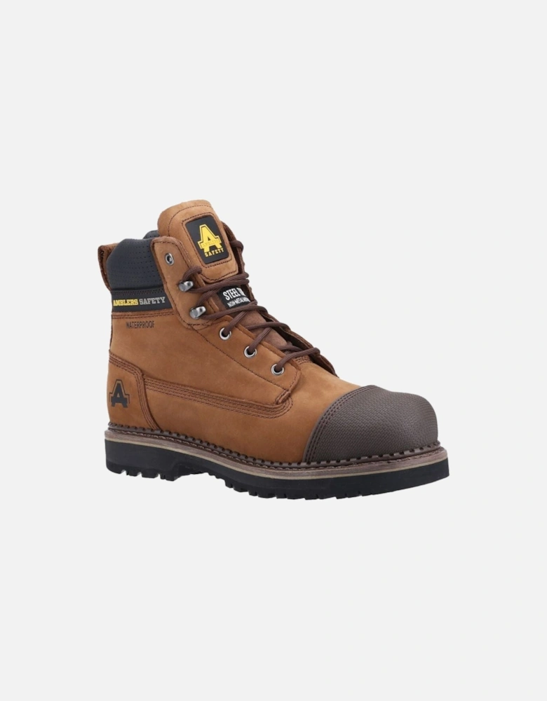 model AS233 Scuff Safety Boot Male in Brown