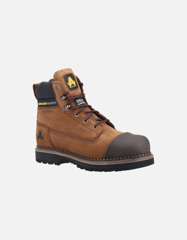 model AS233 Scuff Safety Boot Male in Brown