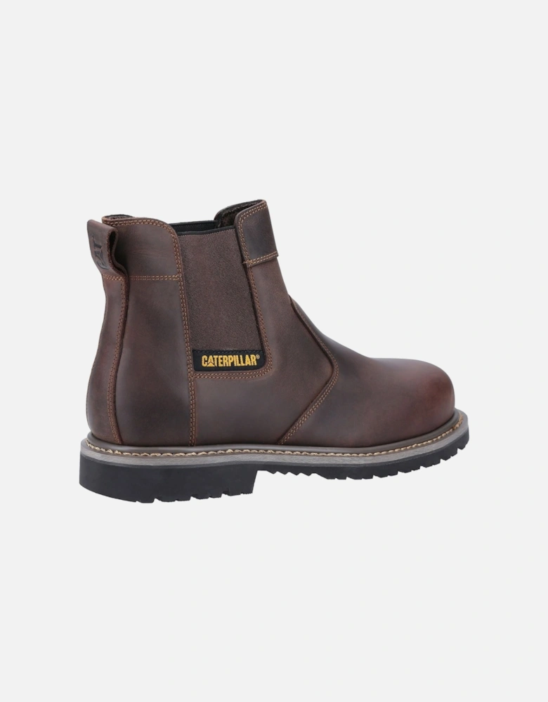 Caterpillar Powerplant Dealer Nubuck Brown Safety Boots