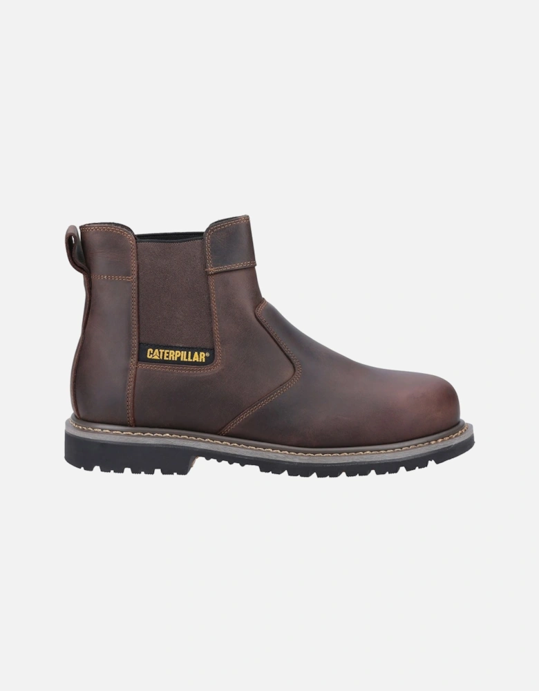 Caterpillar Powerplant Dealer Nubuck Brown Safety Boots