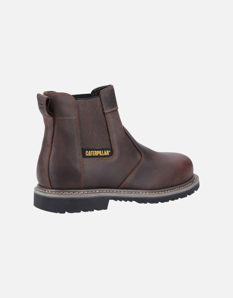 Caterpillar Powerplant Dealer Nubuck Brown Safety Boots