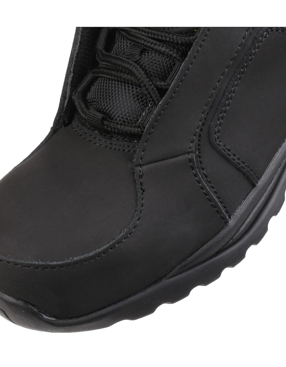 FS59C Leather Women's Black Safety Trainers